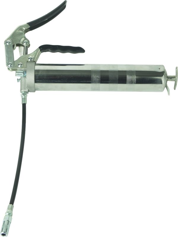 Pompe à graisse manuelle à levier pour fûts de 16kg avec 2 roues fixes -  Flexbimec - 5105